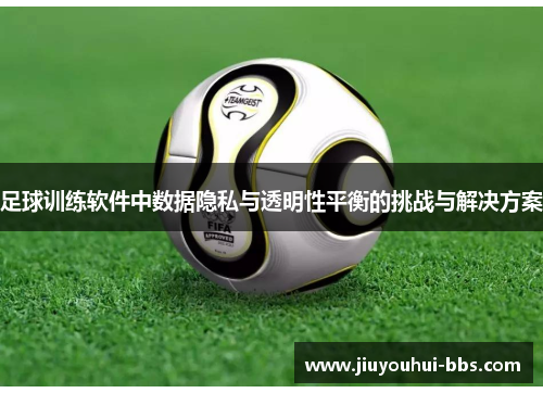 足球训练软件中数据隐私与透明性平衡的挑战与解决方案